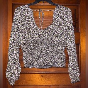 Floral Smocked Blouse